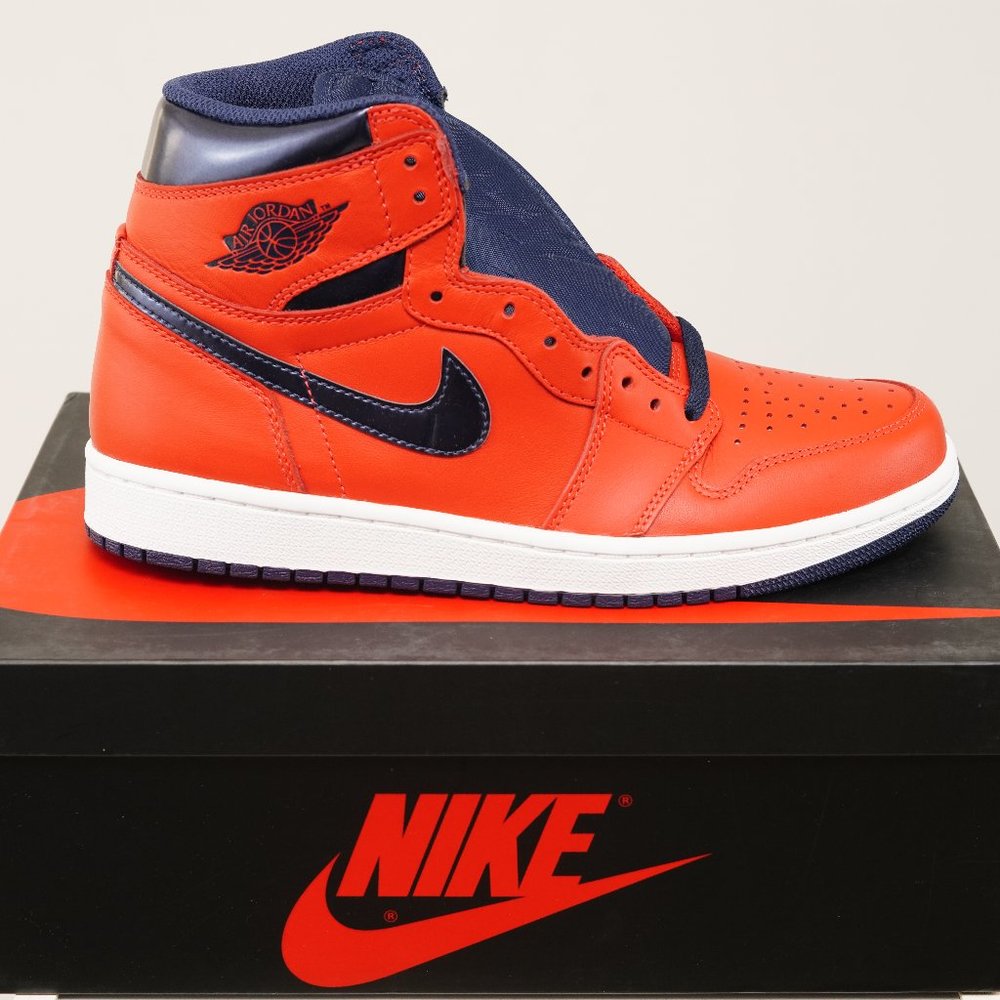 Brand New Air Jordan 1 Retro High OG Letterman Men's Size 8.5 with Original Box